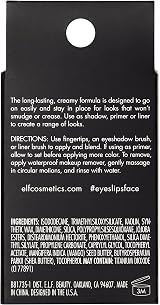 e.l.f. No Budge Cream Eyeshadow 3-in-1 Primer Liner Wispy Cloud view 6