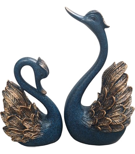 Amazon.com: Devoted Cranes Table Sculpture Teal - Made of  display picture 2