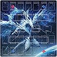 sabermaster Card Rubber Mat - 2 Player, Square playmat for Gamer 60x60cm/23.6x23.6inch