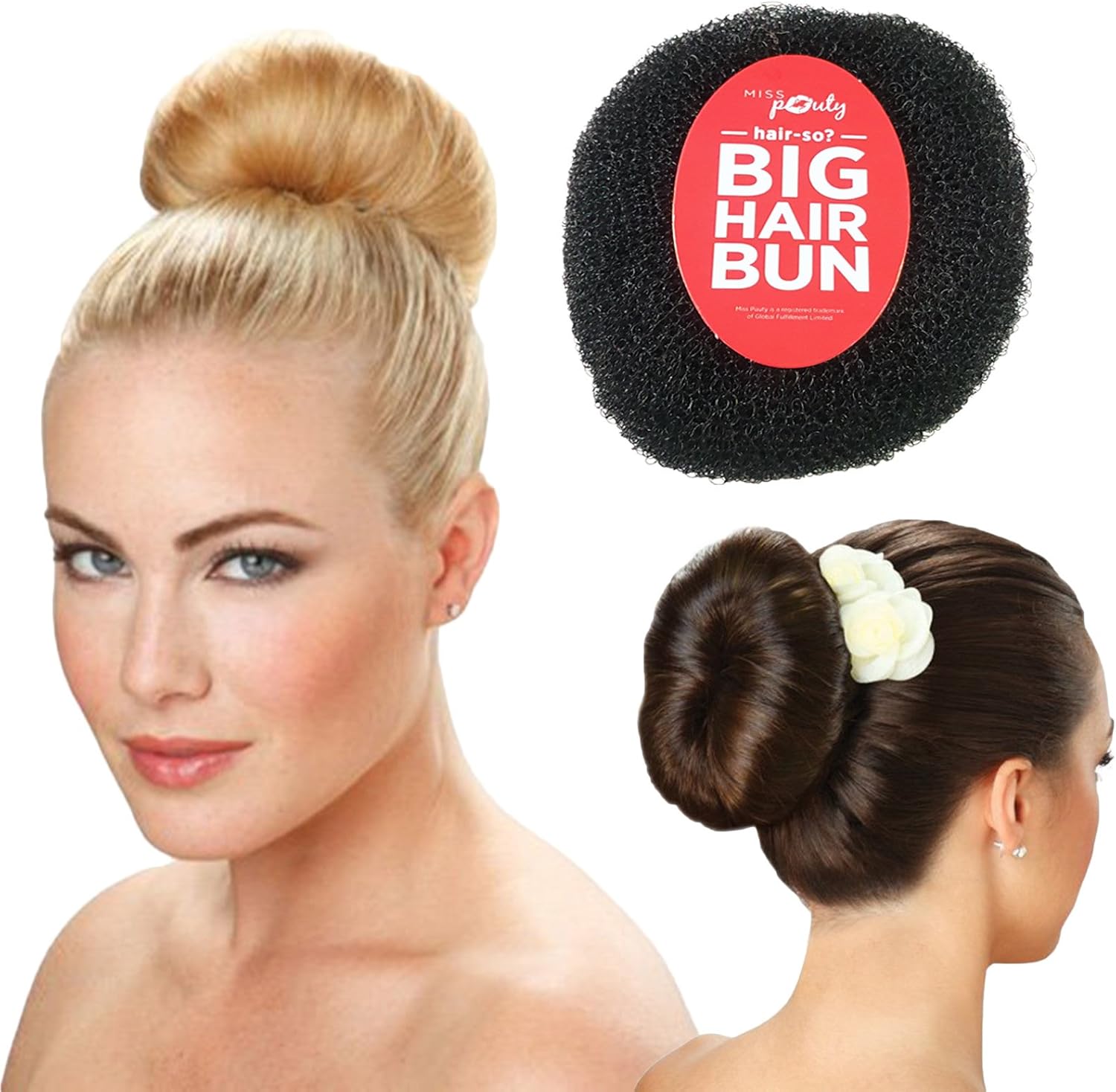 Hair So Massive 6 Inches Wide Big Hair Bun Extra Large Hair