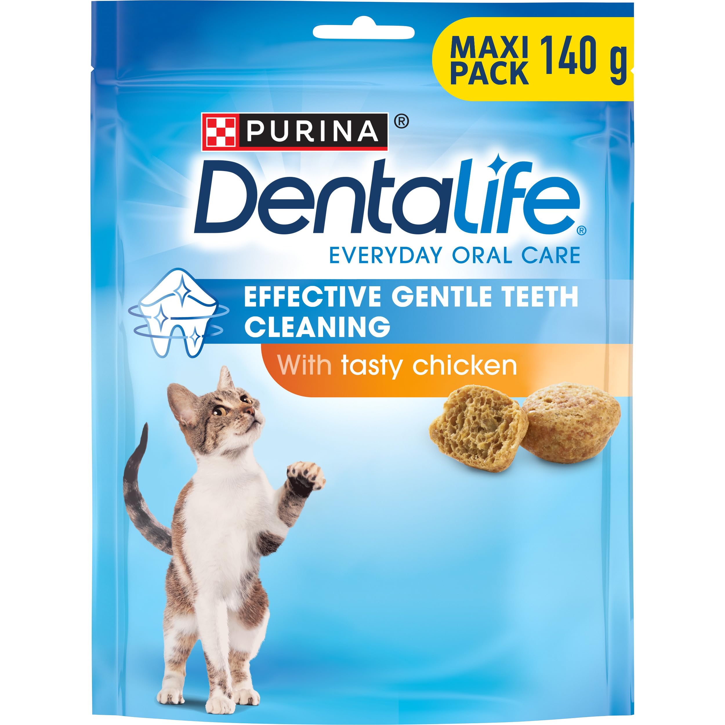 DENTALIFE Dental Chicken Cat Treats 140g (Pack of 5)