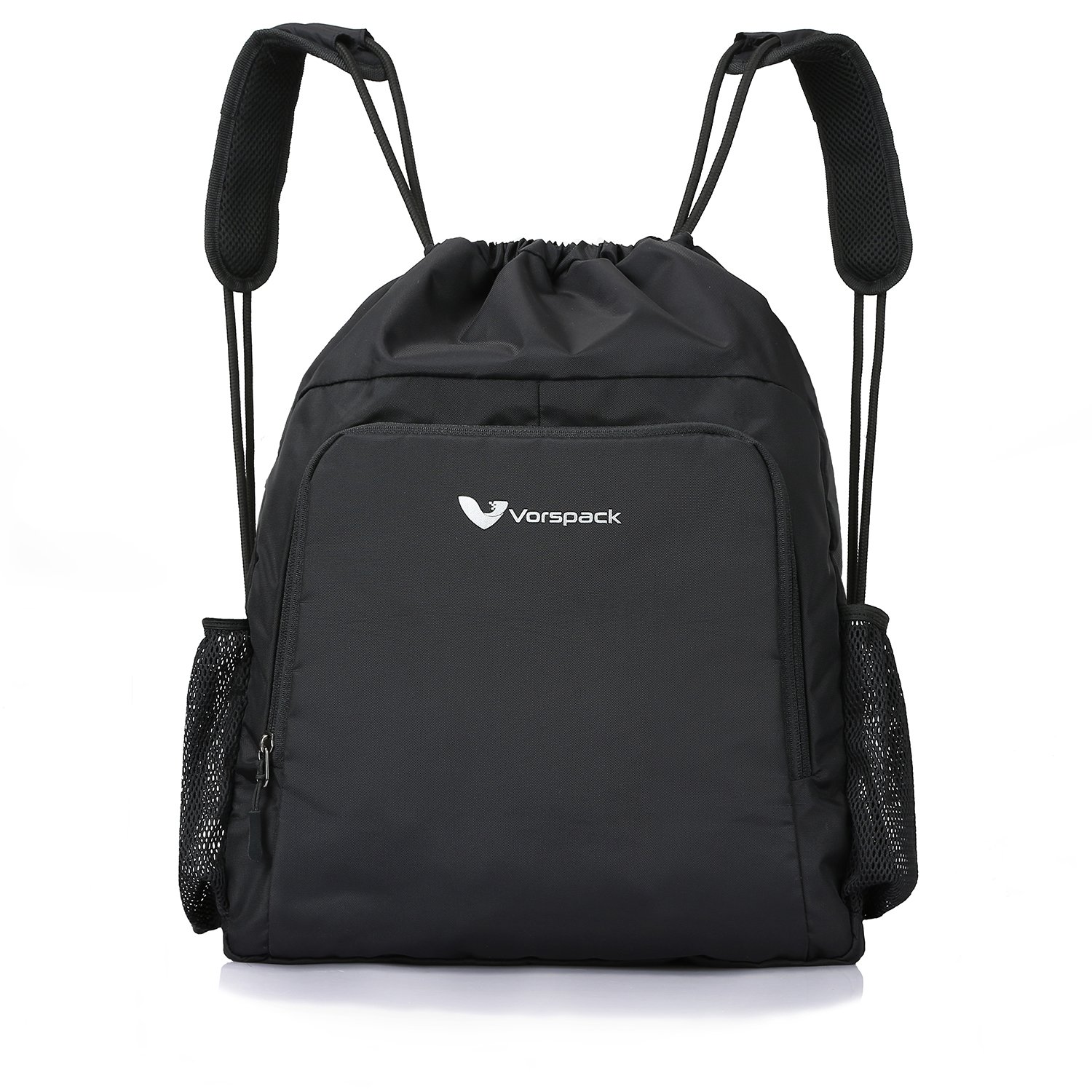 drawstring backpack with padded straps