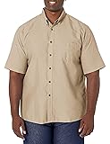 Red Kap Men's Size Poplin Dress Shirt, Stain and