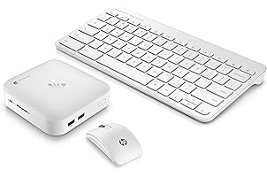 HP Chromebox Desktop Bundle (Snow White) (Discontinued by Manufacturer)