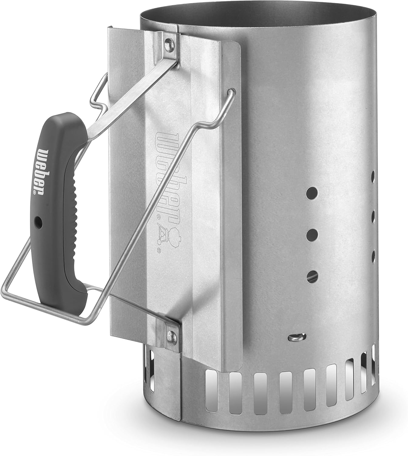 Weber 7429 Rapidfire Chimney Starter, Silver : Garden & Outdoor