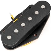 Musiclily Pro TL-60S Alnico 5 Single Coil Bridge Guitar Pickup 7.3K Black | for Tele Style
