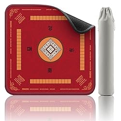 2F22E Mahjong Mat with Rules Card, Noise Reduction