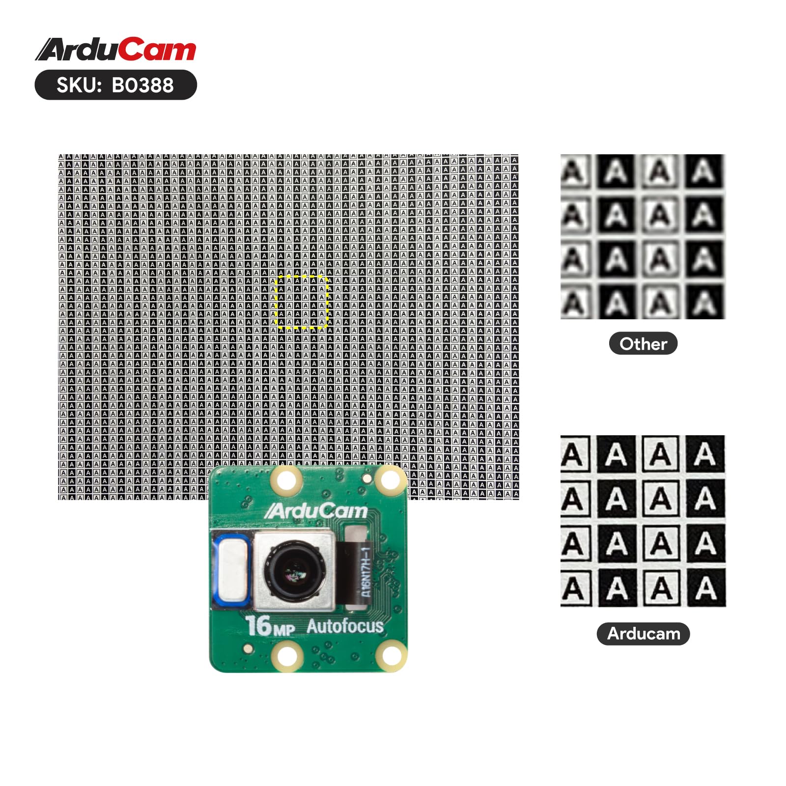 Mua Arducam 16MP Autofocus Quad-Camera Kit for Raspberry Pi, 16MP ...