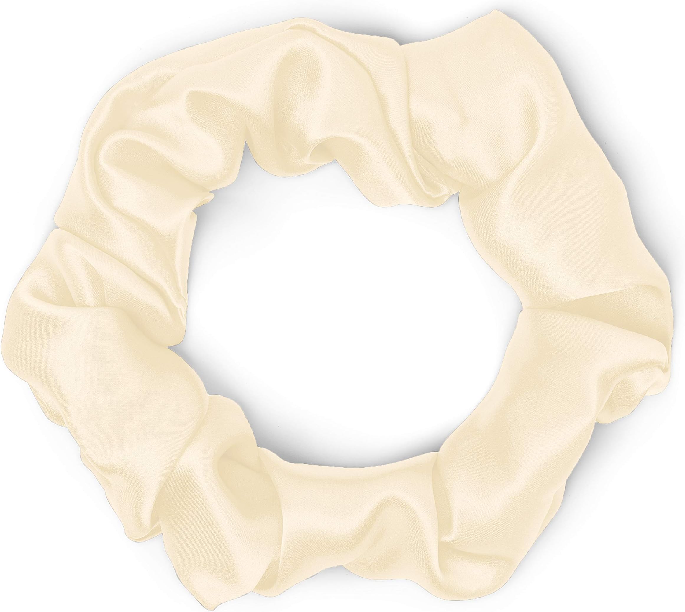Satin Scrunchies 100% Silk Premium Quality Ponytail Holders Choose Size Many Colors Scrunchie King Made in the USA