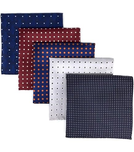 Lot De 2 Foulards Pour Homme - Pochettes Mouchoirs En Soie, Serviettes De Fête Élégantes Noir Et Bleu Marine