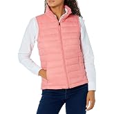 Amazon Essentials Women's Lightweight Water-Resistant Packable Puffer Vest