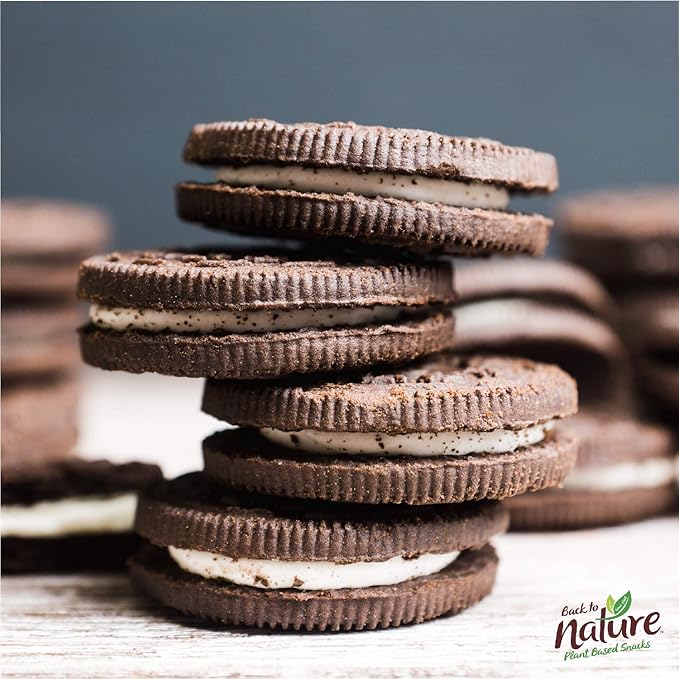 Amazon Com Back To Nature Cookies Non Gmo Classic Creme 12 Ounce Pack Of 6 Grocery Gourmet Food