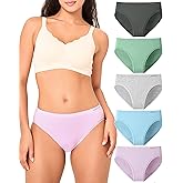 BAMBOO COOL Women's Underwear Ladies Brief Seamless Panties Moisture Wicking Stretchy Full Coverage