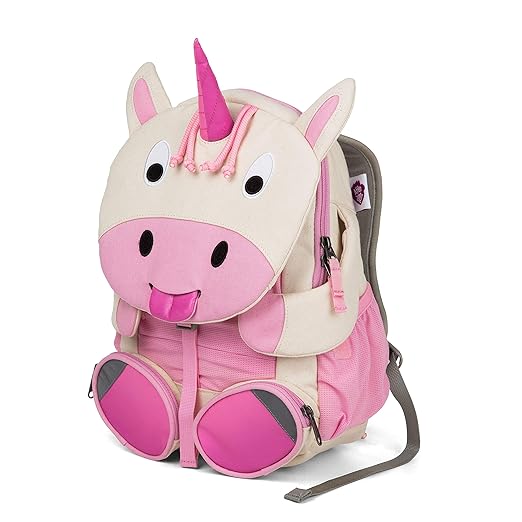 Affenzahn Large Friend Uma Unicorn Pink Kinder-Rucksack, 31 cm, 8 Liter, Pink