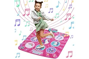 Klevly Unicorn Dance Mat for Kids Ages 6+ | Plays 5 Levels & 5 Songs | Unicorn Gifts for 6 Year Old Girl | Toys for Girls | Gifts for Girls