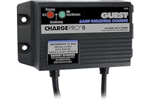 Marinco ChargePro 6A 1 Bank 12V Waterproof Battery Charger