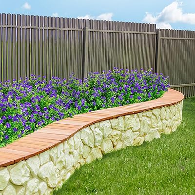 Buy Shiny Flower 20 Bundles Outdoor Artificial Flowers Uv Resistant Faux Plastic Plants Fake Boxwood Greenery Shrubs Decoration For Indoor Outside Hanging Plants Kitchen Home Garden Wedding Decor Purple Online In Poland