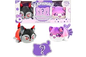 Aphmau 6” MeeMeow Plush 3-Pack, Friends Surprise Box That Includes 2 Friends + 1 Exclusive Mystery, Official Merch