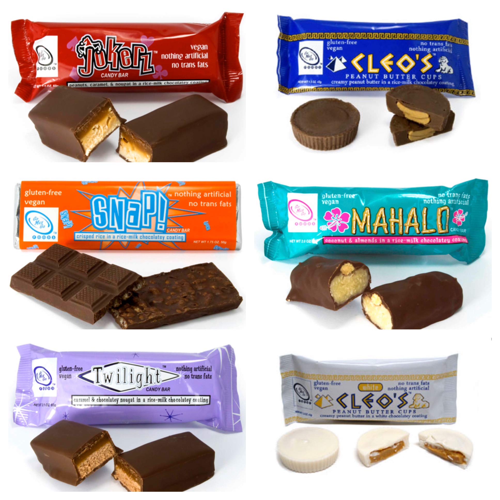 Go Max Go Candy Bar Variety Pack Of 6 Gluten Free Vegan Buy Online In El Salvador Go Max Go Foods Products In El Salvador See Prices Reviews And