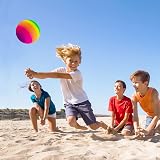 Homotte Rainbow Sports Balls Set 8.5" Football Basketball Soccer Volleyball 4 view 7