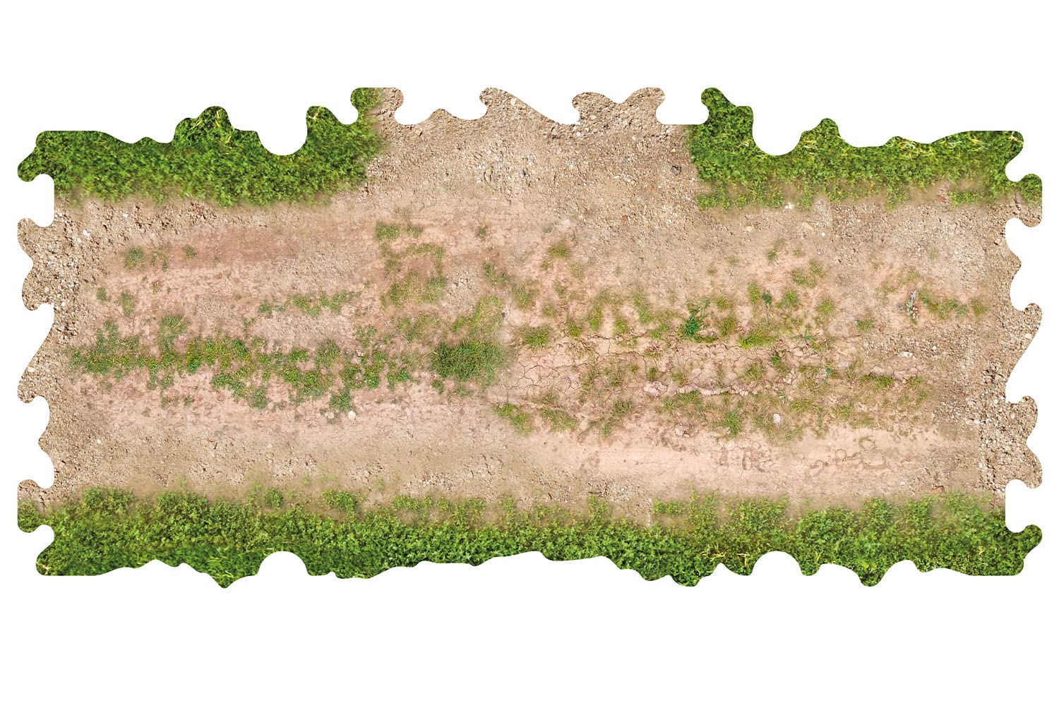 Toyswd CRAWLER PARK 2 X T-JUNCTION WITH GRASS FOR 1/24 RC CRAWLER PARK CIRCUIT