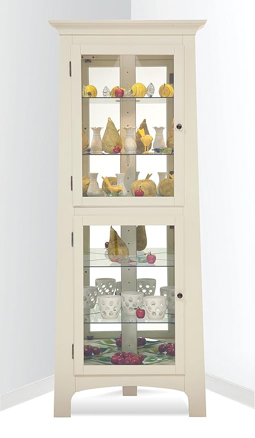 Amazon Com Philip Reinisch Lancaster Ii Corner Curio Cabinet