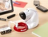 Scotch Dog Tape Dispenser with Scotch Magic Tape White 19 mm Wide view 4