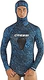 Cressi Hooded rash guard, Blue Hunter, XX-Large
