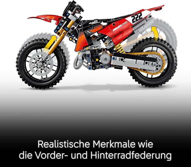 Technic Ducati Desmo450 MX Factory Motorrad 42238