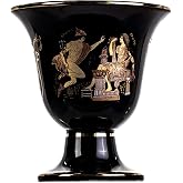 BEAUTIFUL GREEK STATUES Pythagoras Cup of Justice Hermes Erato Pythagorean Fair Mug Ancient Greece Black Cobalt Usable