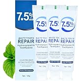 3-Pack Hydroxyapatite Toothpaste, Enamel Protection, Tooth Strengthening, Fresh Breath, Mild Mint Formula, 4.23 oz