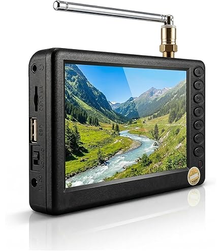 Amazon.com: Jexiop 12inch Portable TV,Small TV with Rechargeable