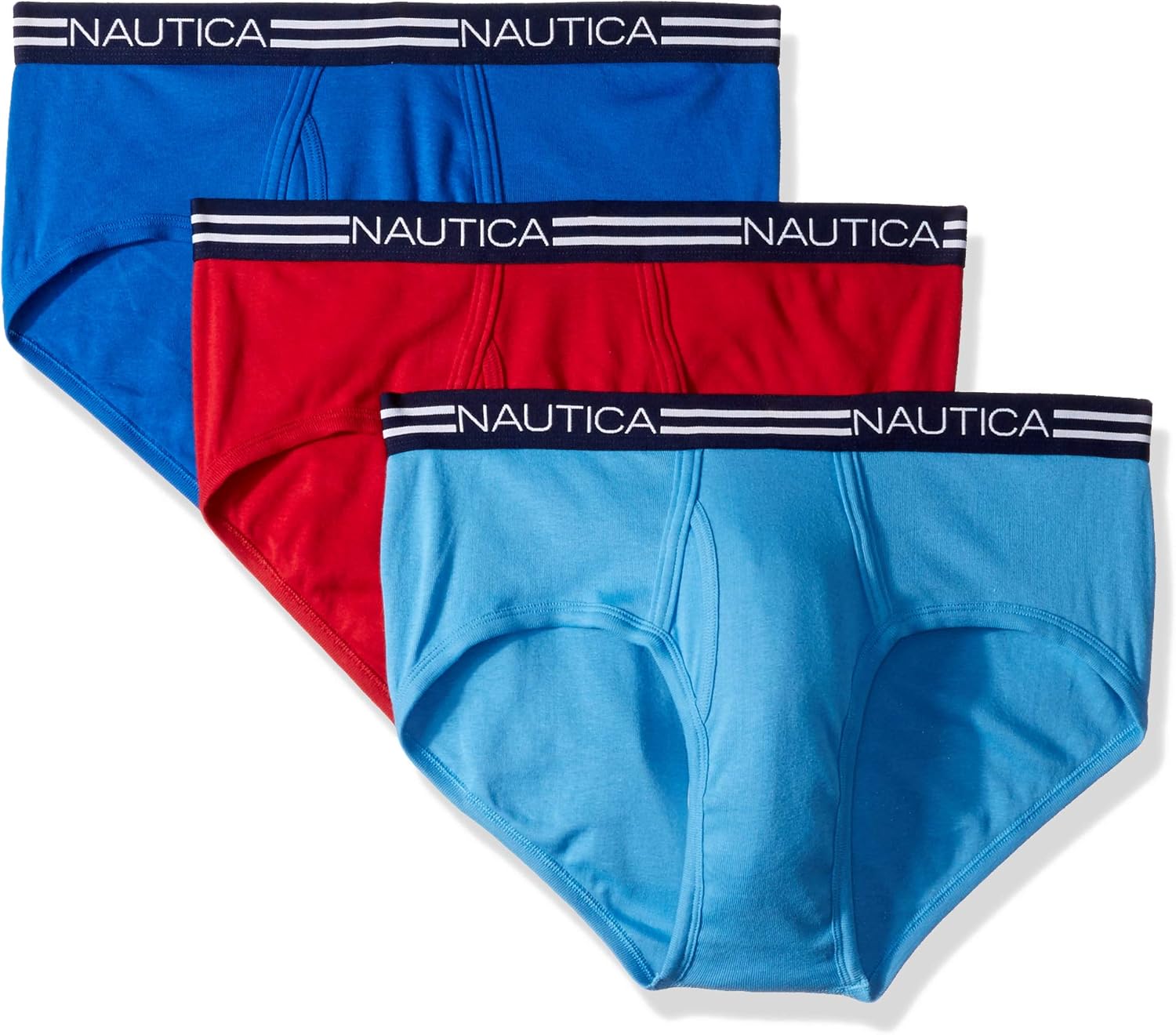 Nautica Men's Comfort Cotton Underwear Fly Front at  Men’s Clothing store