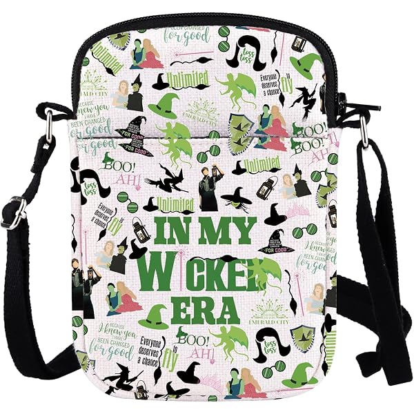 WCGXKO Einkaufstasche „Princess Diaries“ – 32x21 Cm, Canvas, Mit Reißverschluss – Für Make-up, Accessoires & Als Geschenk