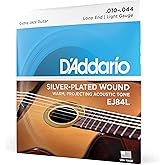 D'Addario Gypsy Jazz Acoustic Guitar Strings - EJ84L - Loop End - Light, 10-44
