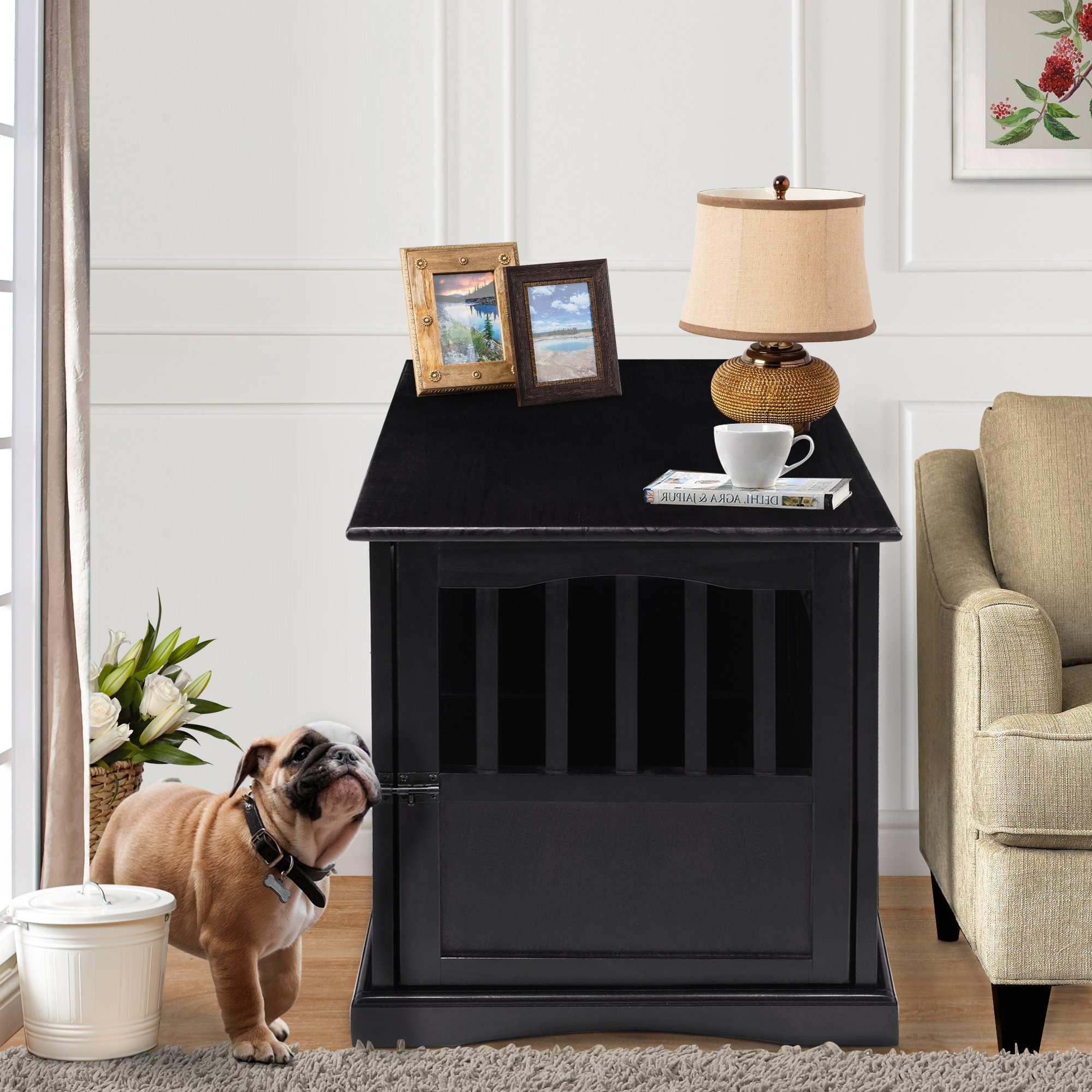 Casual Home Wooden Pet Crate