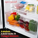 Russell Hobbs Freestanding Larder Fridge 242L 55cm Wide RH143LF552E1B view 5