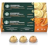 Starbucks by Nespresso Vertuo, Flavored Variety Pack Coffee, 30-count | Variety of Roasts Coffee Pods, Brews 7.8 oz.