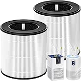 B-D02L M05 Replacement Filter, Compatible with MOOKA B -D02L / M05 / B-D02, KOIOS B-D02L, VEWIOR B-D02U and Tailulu D10 Air Purifiers, Efficient Air Filter, 3-Stage Filtration, 2-Pack