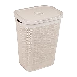 Mind Reader 60L Slim Laundry Hamper, Clothes