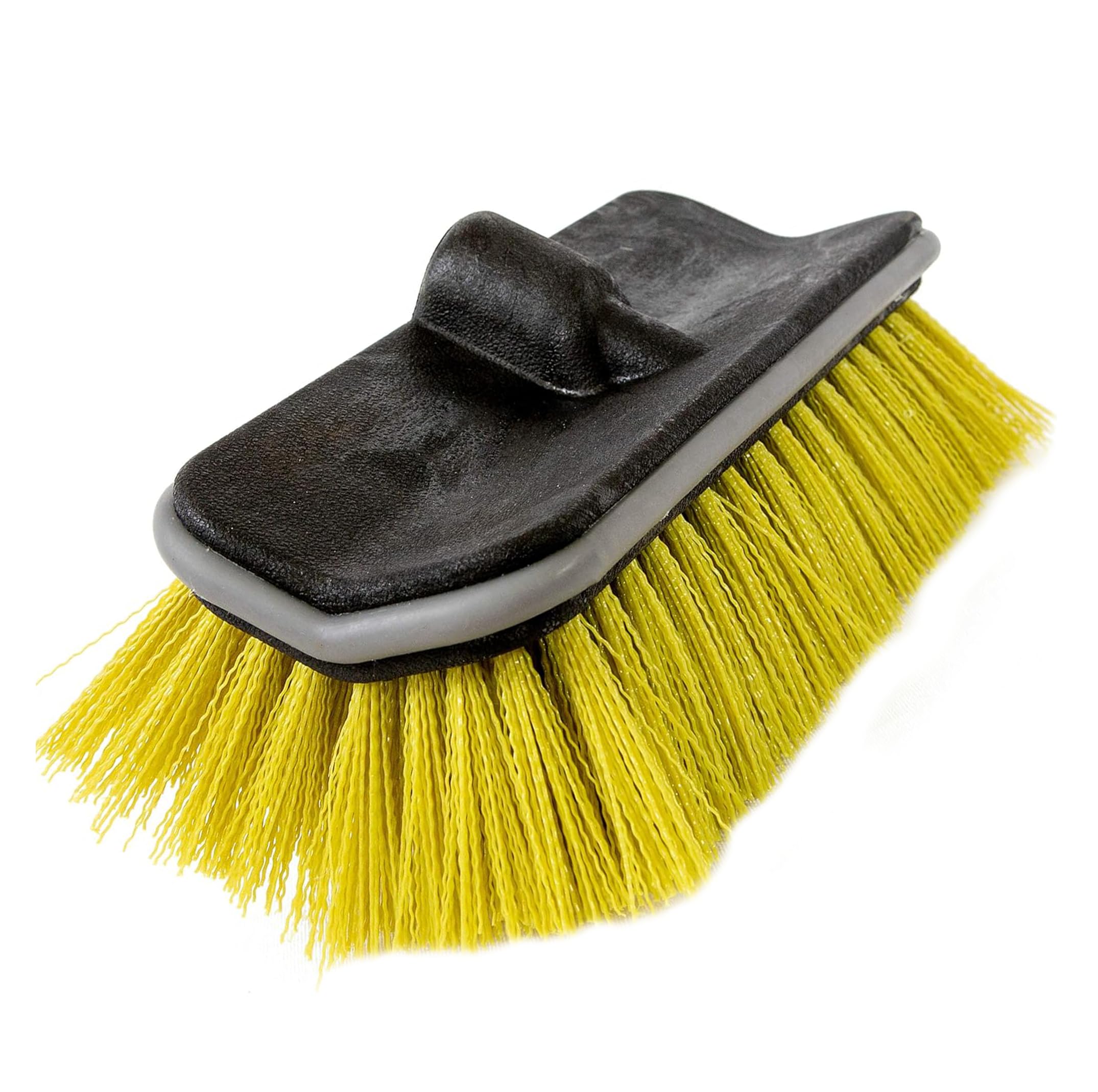 DOCAZOO Telescopic Pole for Cleaning - Window Cleaning Kit, Ceiling Cleaning, Feather Duster, Snow Removal, Window Squeegee, High Reach Indoor & Outdoor Kit - (Head Only - Hard Bristle Brush)