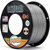 FINS Downrigger Braided Fishing Line, Replaces Steel Cable, Made in USA
