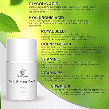 blissava neck firming cream