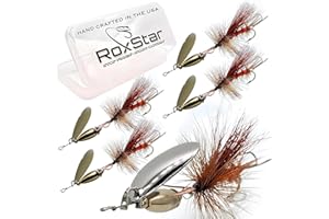 ROXSTAR LURES RoxStar Fly Strikers BirdStone Series | Proven Nationwide to Out-Fish Any Trout Spinner | Hand-Crafted in The USA | Most Versatile Fishing Lure Ever! Trout, Bass, Panfish