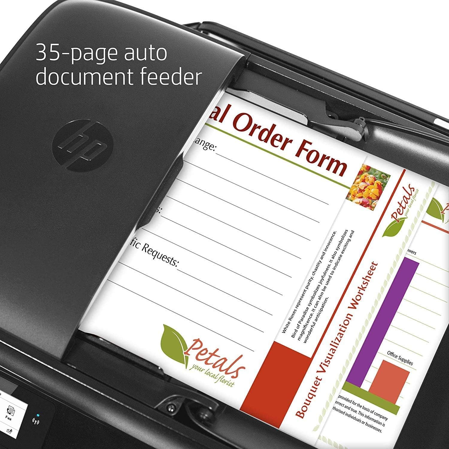 HP OfficeJet 3830 All-in-One Wireless Printer, HP Instant Ink, Works with Alexa (K7V40A) : Office Products