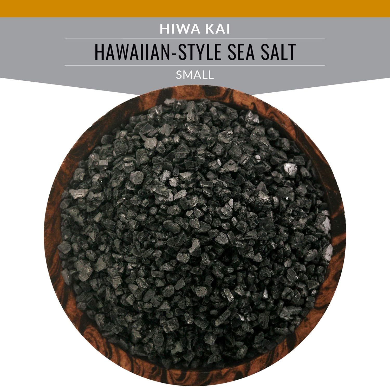 SaltWorks Hiwa Kai Black Hawaiian-style Sea Salt, Small Grain, Artisan Zip-Top Pouch, 4 Ounce : Grocery & Gourmet Food