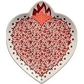 Karma, Calico Trinket Tray, Ceramic Jewelry Dish, Shaped Trinket Tray, Decorative Ceramic Trinket Dish, Jewelry Dish Tray for Rings, Heart