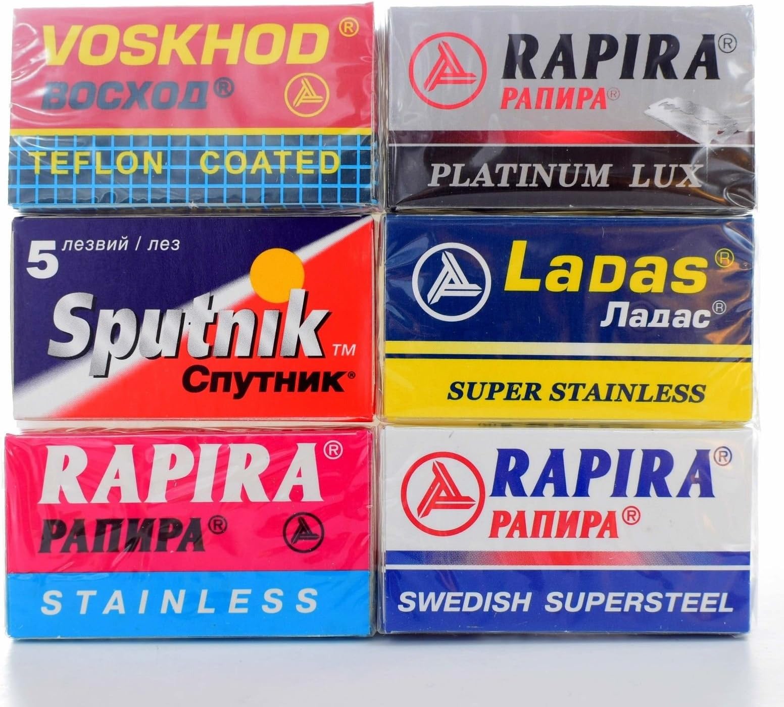Herbaflow 30 Russian DE Razor Blade Sampler and Razor Rating Sheet