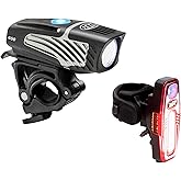 NiteRider Lumina Micro Sabre Bike Light Combo 650 Lumen Headlight 110 Lumen Taillight USB Rechargeable Bicycle LED Front and Back Light IP64 Waterproof Mountain Road Commuting MTB Cycling Safety Flash