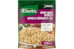 Knorr Sidekicks Pasta Side Dish for a quick meal that's easy to prepare Creamy Garlic Raffaello without artificial flavours 1